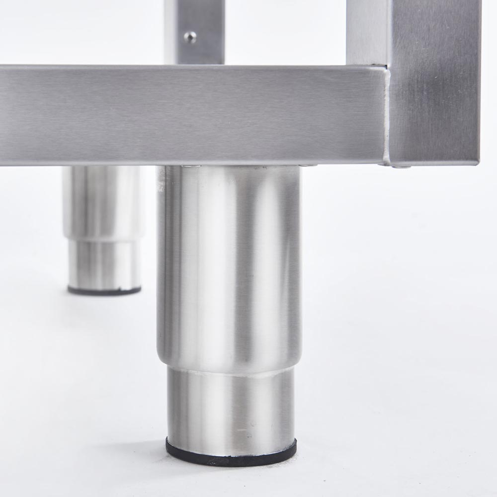 Stalgast Edelstahl Unterbau mit Grund und Zwischenboden, B. 800 mm, Serie 700 ND