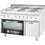 Stalgast Elektro-Herd mit 6 Kochplatten, Umluft-Backofen GN 1/1 und eintürigem Unterschrank, Serie 700 ND