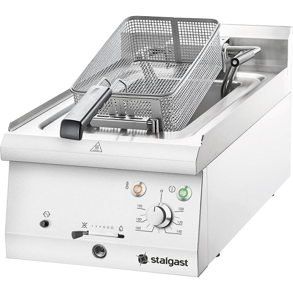 Stalgast Elektro-Fritteuse als Tischgerät Serie 700 ND, Einzel-Fritteuse, 400x700x250 mm (BxTxH)