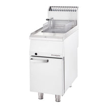 Stalgast Edelstahl Gas-Fritteuse, 17 Liter Einzelbecken, Serie 700 ND