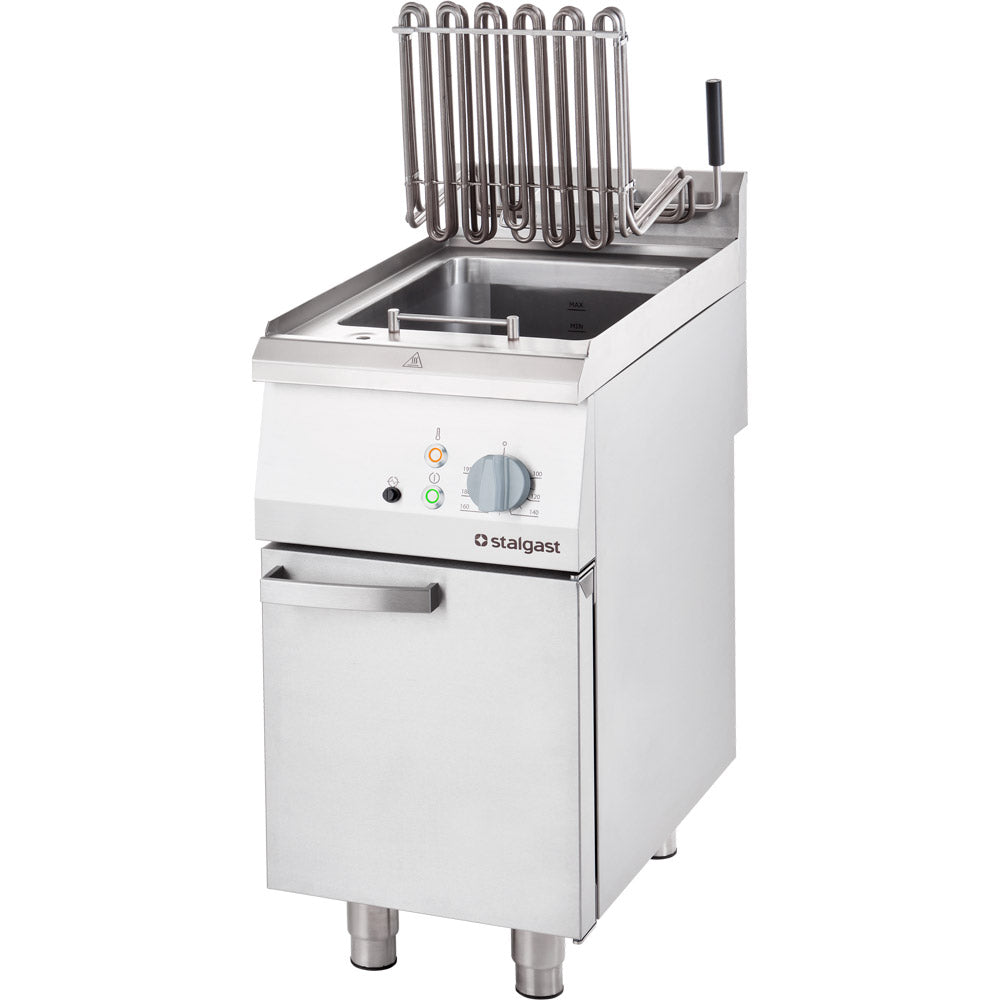 Stalgast Edelstahl Elektro-Fritteuse, 15 Liter Einzelbecken, Serie 700 ND