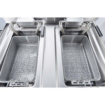 Stalgast Elektro-Fritteuse als Tischgerät Serie 700 ND, Doppel-Fritteuse, 800x700x250 mm (BxTxH)
