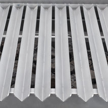 Stalgast Gas-Lavastein-Grill als Standgerät, Serie 700 ND mit V-Rost, 400x700x850 mm