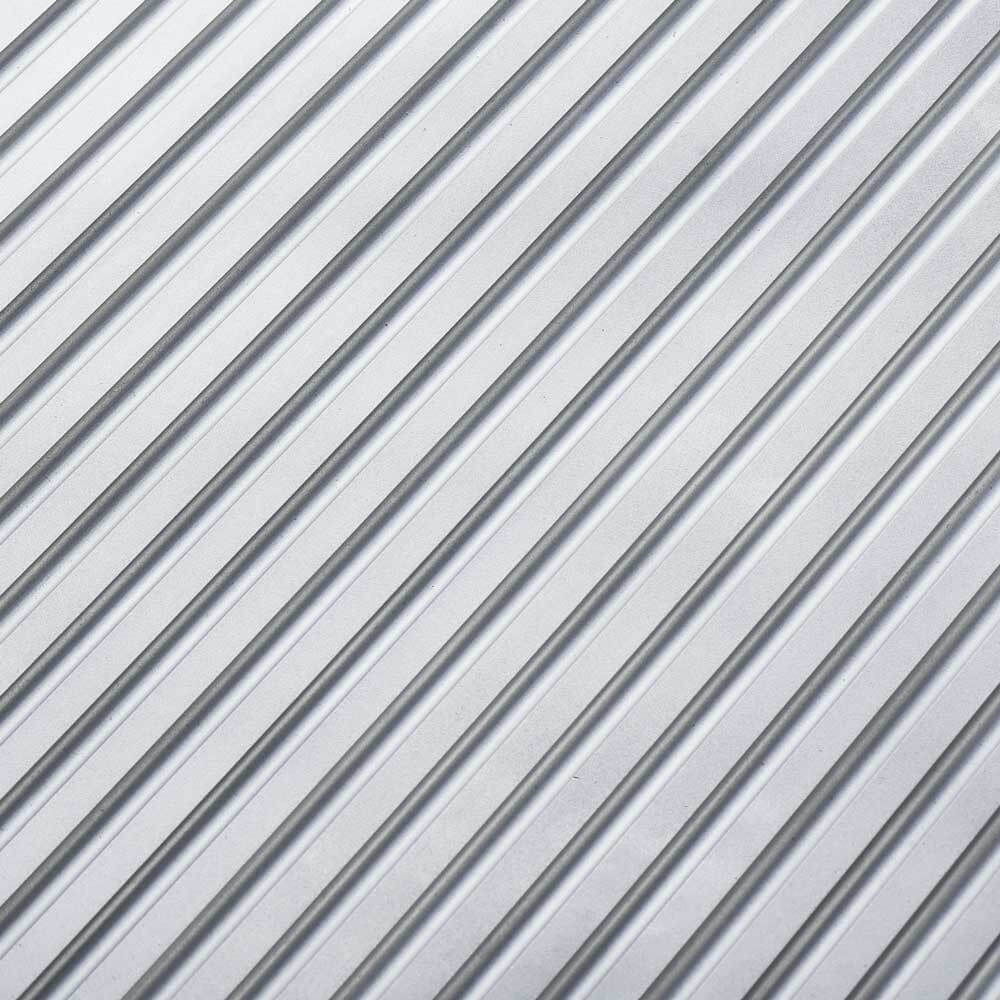 Stalgast verchromte Gas-Griddleplatte als Tischgerät, 400x700 mm, gerillte Grillfläche, Serie 700 ND