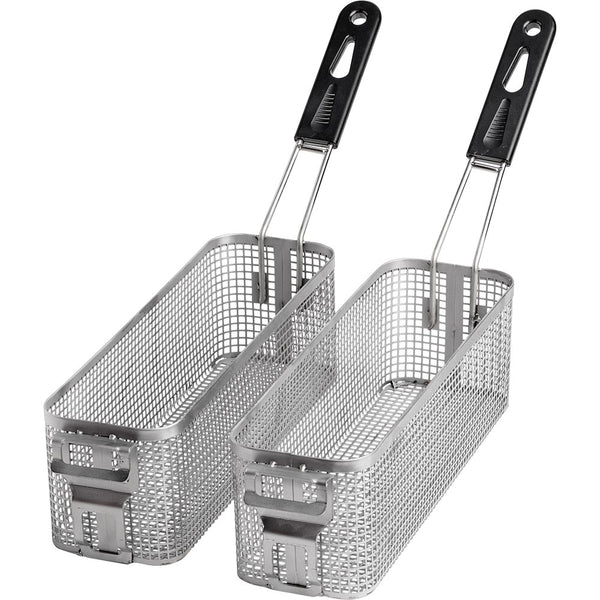 Stalgast 2er Pack Frittierkörbe für Fritteuse FS12109S, 105x315x110 mm (BxTxH)