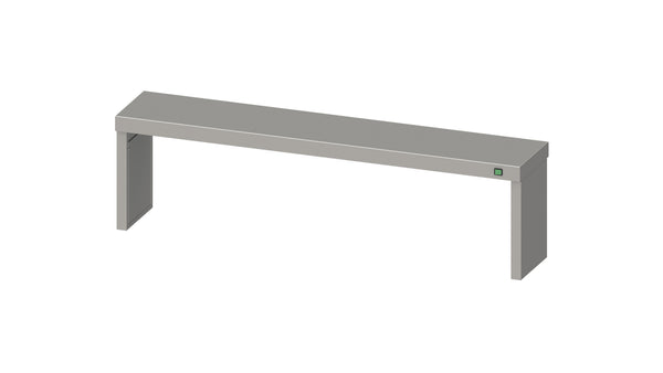 Stalgast Aufsatzbord Boxversion, mit LED-Beleuchtung 1300x400x450 mm