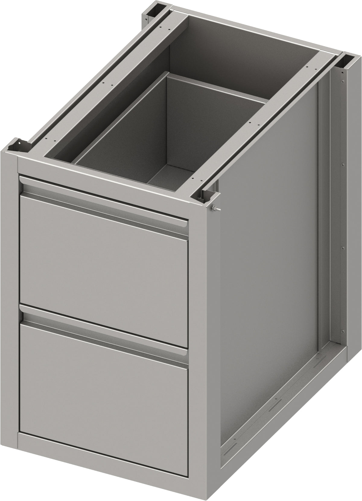Stalgast Unterschrank BOX50, mit zwei Schubladen 450x640x700 mm