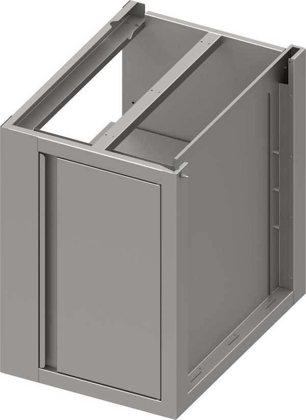 Stalgast Eckunterschrank Boxversion 2.0 mit Flügeltür, für Beine/Sockelrahmen, Teil 2/2 640 mm Anbautiefe 460x640x660 mm