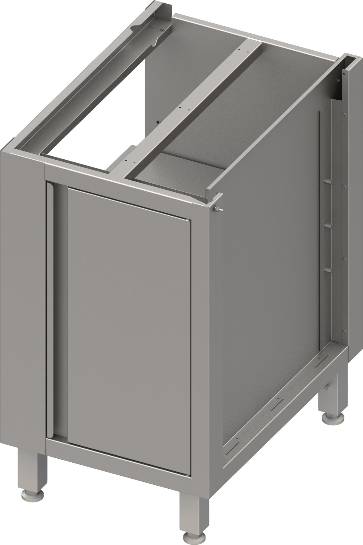 Stalgast Eckunterschrank BOX50 mit Flügeltür, Teil 2/2 für 540 mm Anbautiefe 700x540x700 mm