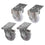 Diamond Kit 4 Räder (2 mit Bremsen)
