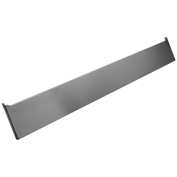 Diamond Sockelblende frontal aus Edelstahl, 800 mm