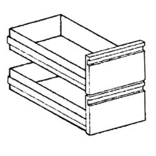 Diamond Block 2 Schubladen GN 2/1 (GN h. 100 mm)