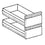 Diamond Block 2 Schubladen GN 2/1 (GN h. 100 mm)