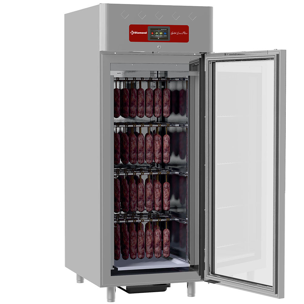 Diamond Reifeschrank 850 Liter, belüftet, 1 Glastür 20x GN 2/1