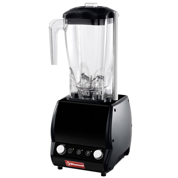 Diamond Professioneller Mixer, quadratisches Glas 2 Liter, mit Timer - Geschwindigkeitsregler