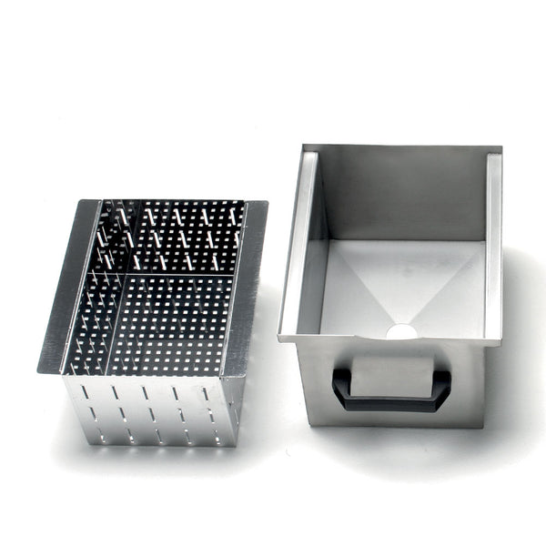 Diamond Behälter mit Filter für Entleerung aus Edelstahl (10-18 kg)