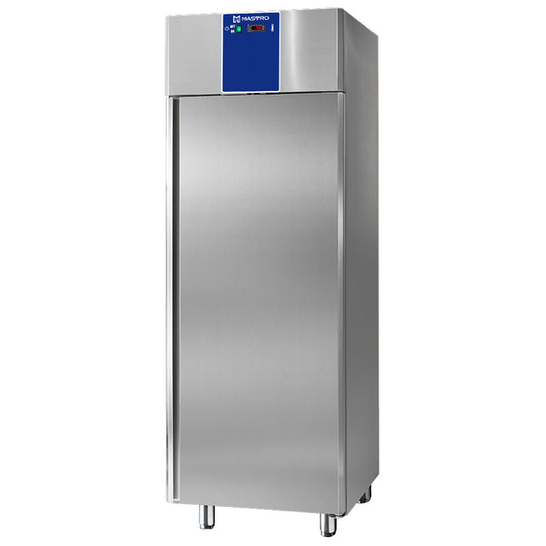 Mastro Kühlschrank 700 Liter aus Edelstahl, GN 2/1, -2°/+8°C, M-System