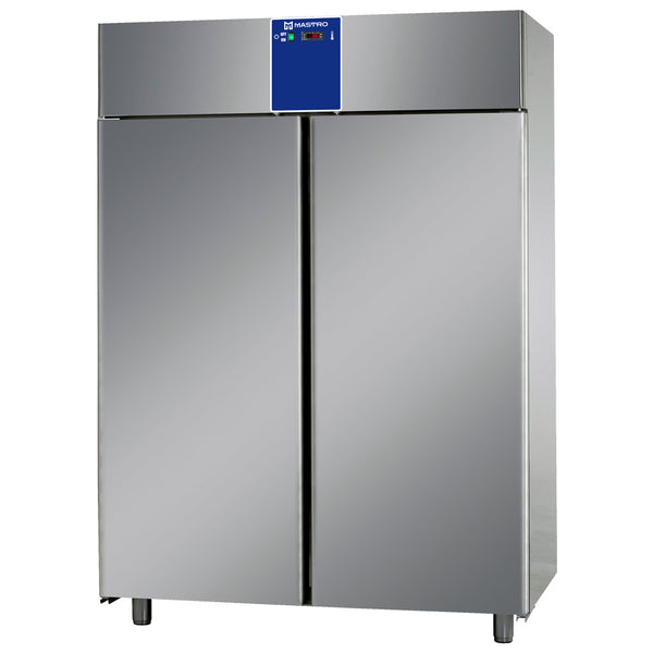 Mastro Tiefkühlschrank 1400 Liter aus Edelstahl, GN 2/1, -18°/-22°C, M-System