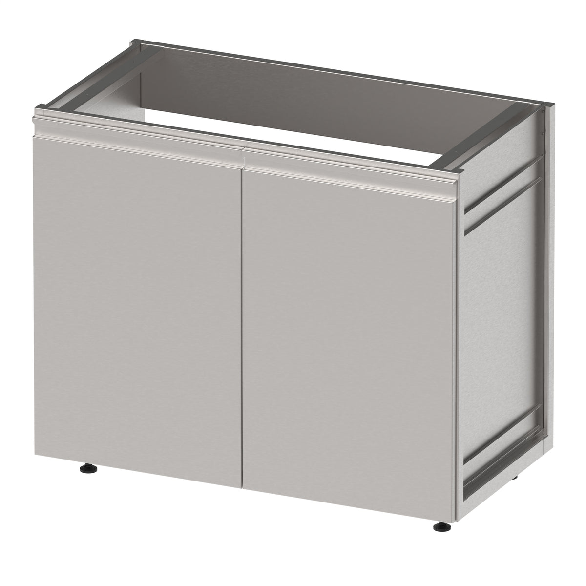 Stalgast Spülenunterschrank BarLINE mit Flügeltüren, 700x500x850 mm