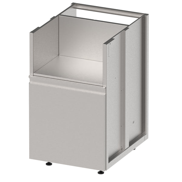 Stalgast Unterschrank BarLINE, mit Ausziehschublade und Stellfläche für Blender, 600x600x850 mm