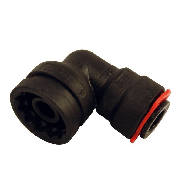 Anschlussstück 90°-Bogen, FLEX Insert, John-Guest-Steckverbindung 8mm aus GFK