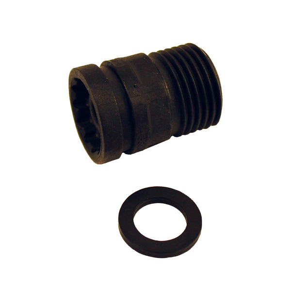 Anschlussstück gerade, FLEX Insert, ½“ aus GFK