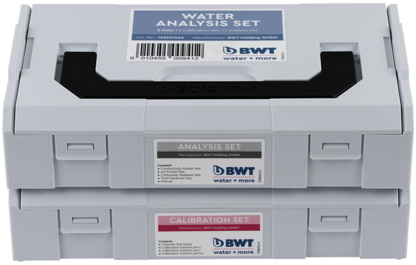 BWT Analysekoffer (pH-/ und Leitwert Messgerät, Karbonat-/ und Gesamthärte Messbesteck)