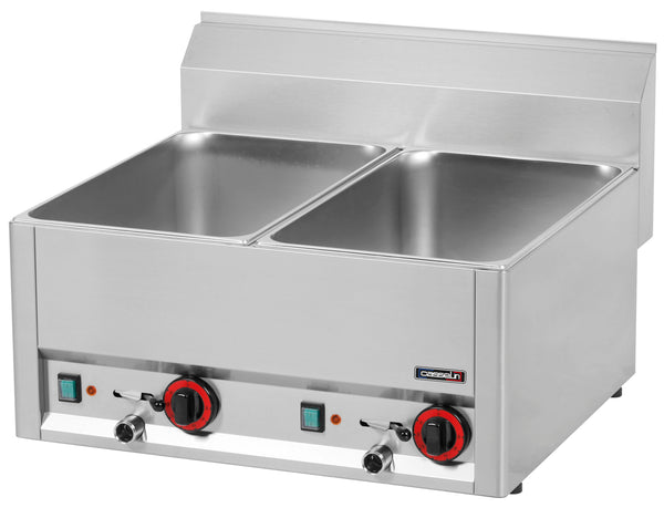 Doppel-Bain-Marie GN 1/1 mit Ablasshahn 66