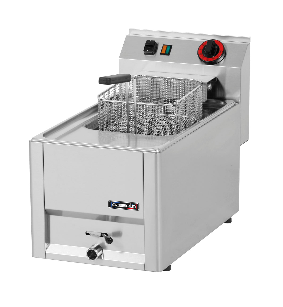 Elektro-Fritteuse mit Ablasshahn 8 Liter T 33