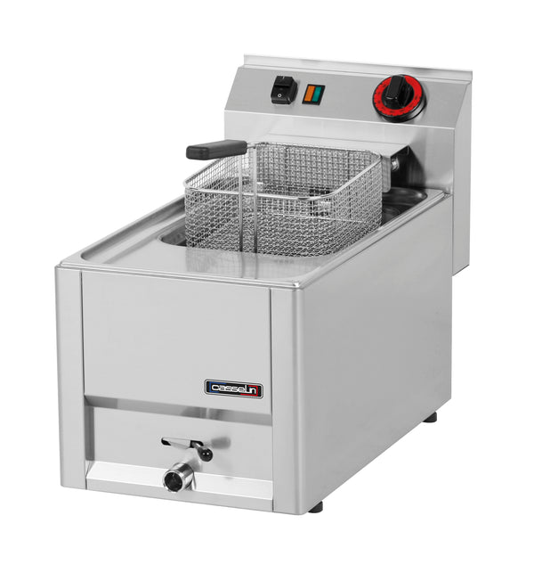 Elektro-Fritteuse mit Ablasshahn 8 Liter T 33