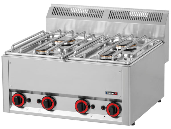 Gas-Tischherd 4 Brenner P 66