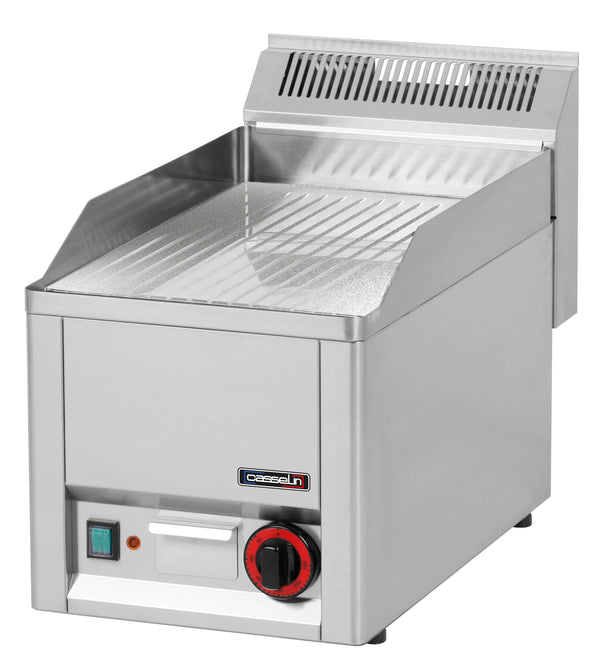Grillplatte gerillt verchromt 33