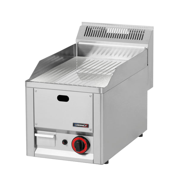 Gas-Grillplatte gerillt verchromt 33