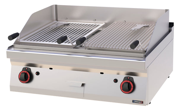 Lavasteingrill doppelt 80