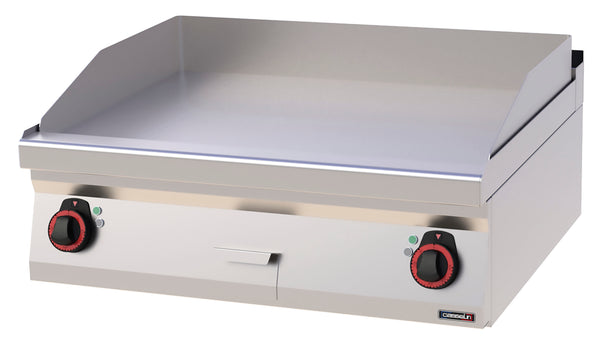 Grillplatte glatt verchromt 80