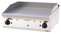 Gas-Grillplatte gerillt verchromt 80
