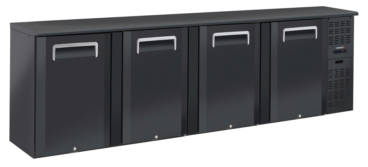 Barkühlschrank 4 Volltüren