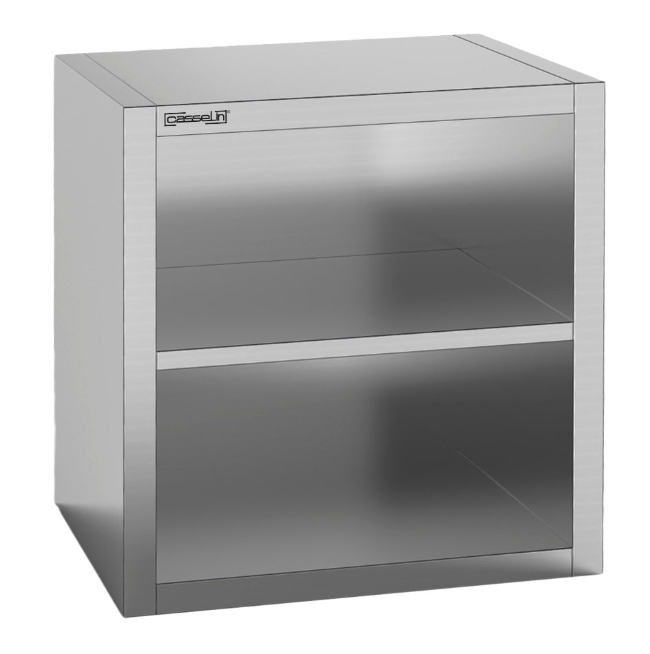 Wandhängeschrank Edelstahl offen 600 mm