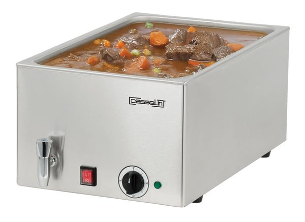 Bain-Marie mit Ablasshahn