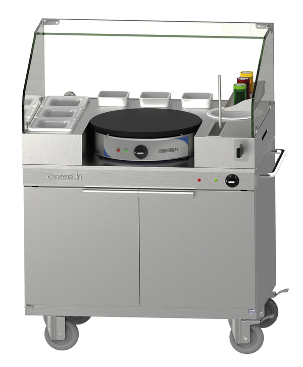 Crepesgerät-Wagen Elektro 40 - herausnehmbar