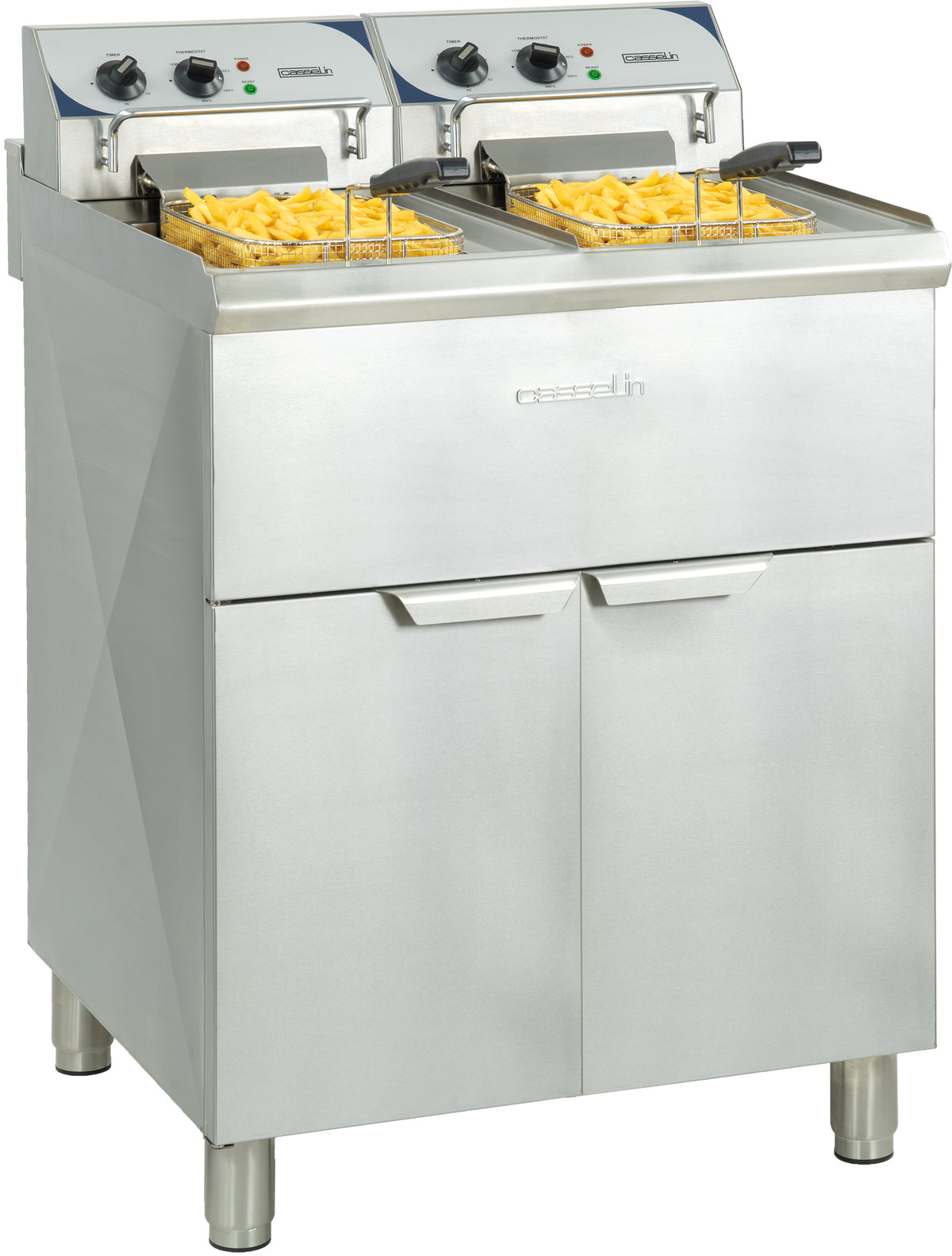 Elektro-Standfritteuse 2 x 10 Liter Hochleistung