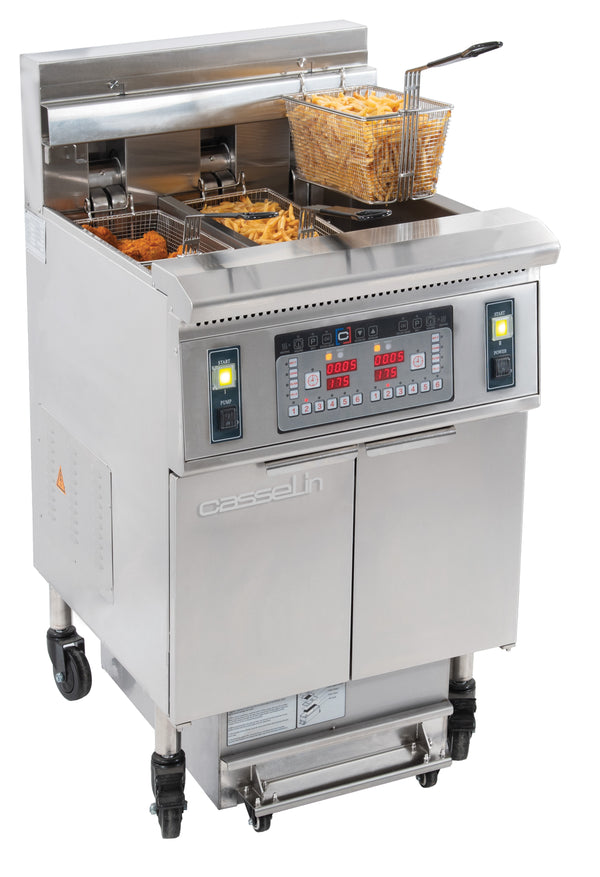 Elektro-Fritteuse mit Filtration 12 + 22 Liter