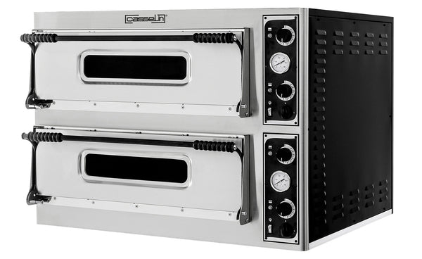 Elektro-Pizzaofen 2x4 Pizzen 32 cm