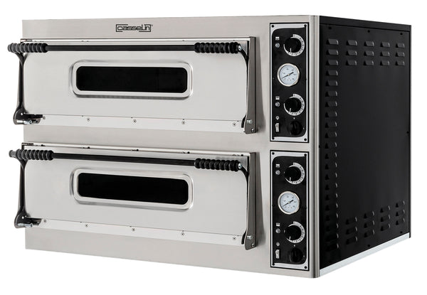Elektro-Pizzaofen 2x6 Pizzen 35 cm