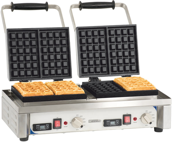 Waffeleisen doppelt 90° Öffnung