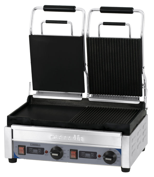 Kontaktgrill Premium doppelt Platten gemischt mit Timer