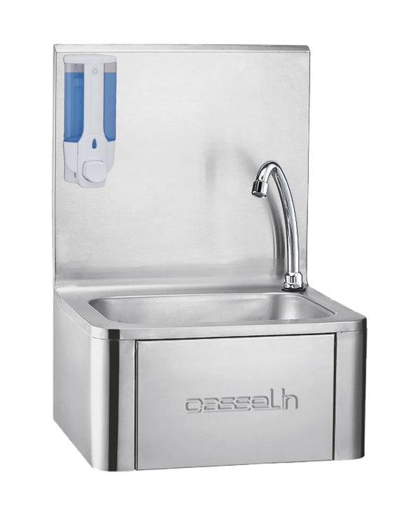 Handwaschbecken mit Kniebedienung