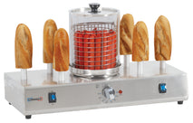 Hot-Dog-Maschine mit 6 Heizdornen