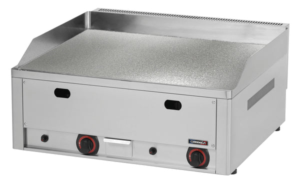 Gas-Grillplatte strukturiert - verchromt 60