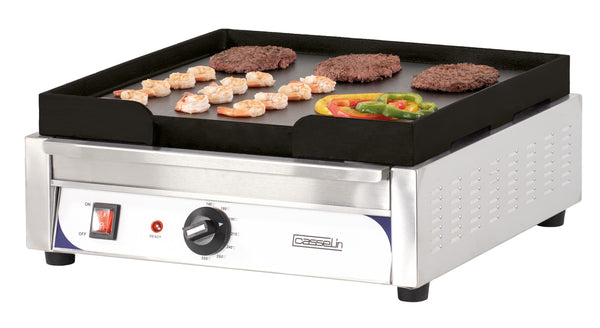 Elektro-Grillplatte glatt